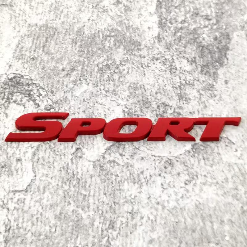 Автомобильный ЗНАЧОК SPORT 3D Буква Наклейка для Модификации Задней Части Автомобиля
