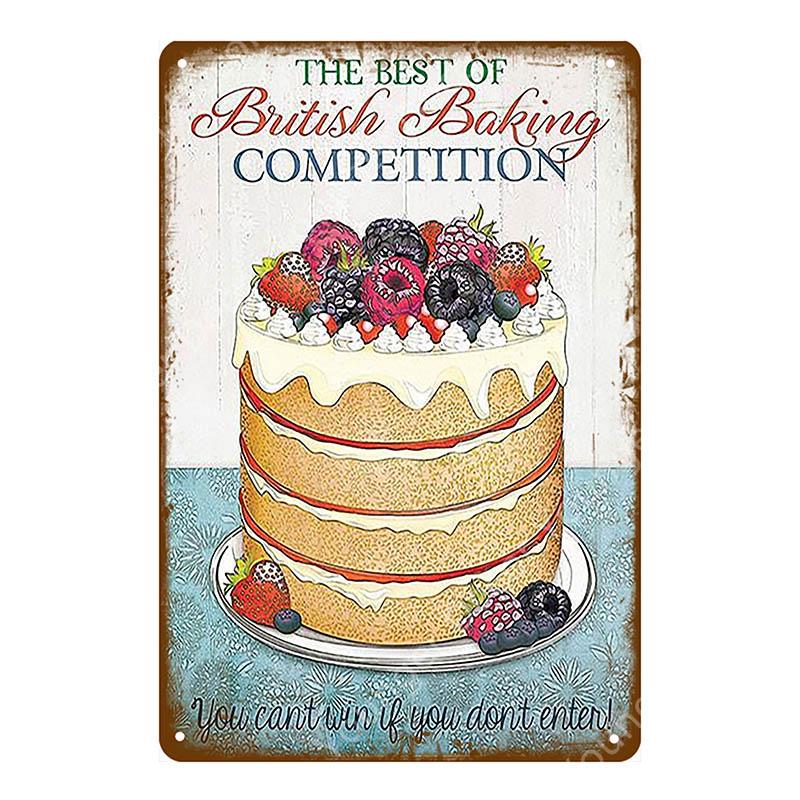 Еда, декор для хлеба, мороженое, молоко, клубника, соленые огурцы, вафли, металлические жестяные вывески, винтажный постер, настенная художественная табличка YI-010