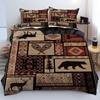 Retro Wildlife Pattern 3D Printed Duvet Cover Set Wild Exotic Style Bedding Set Home Polyester Soft Comfortable Quilt Cover Set