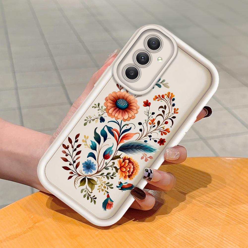 Мягкие силиконовые квадратные лестницы с мультяшным узором, полное покрытие, защита камеры, противоударный чехол для Huawei Honor Xiaomi Redmi Samsung