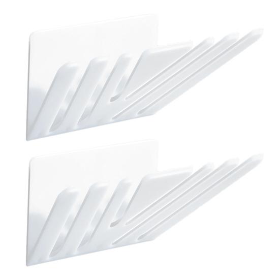 Yousheng 1/2/3Pcs Storage Rack Refrigerator Organizer Strong Load-bearing Wall Mount Easy To Install Utensils Hanger Hooks