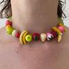 Colorful Beads Beads Fruit Necklace Stackable Fruits Bracelet Fun Necklace Bracelet Set  Beach