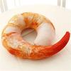 Cartoon Shrimp Food Pillow Stuffed Animal Toys Food Plush Pillow Cushion Toys Shrimp Plush Toys Birthday Gifts for Children