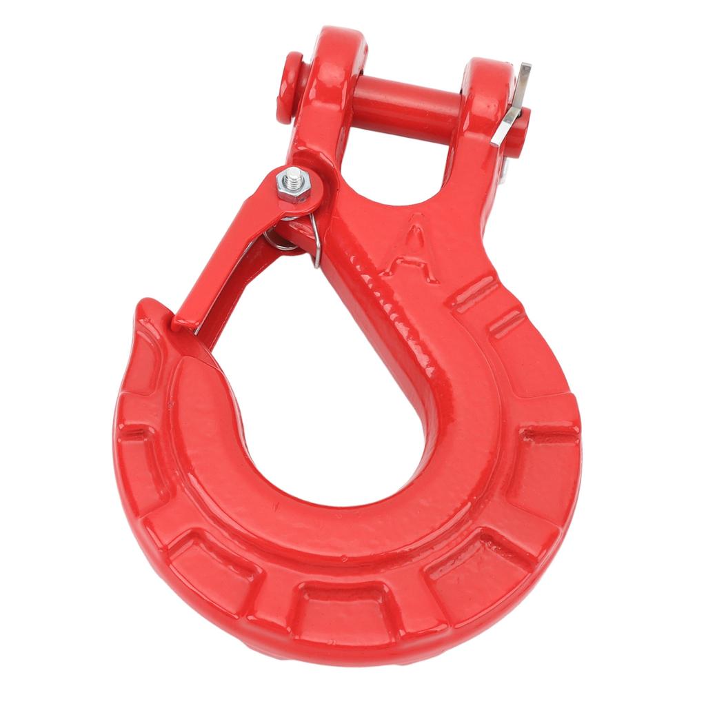 Прицепной цепной крюк 3 8 дюймов Легированная сталь 15 т Универсальное надежное соединение Крюк для предохранительной цепи для транспортировки грузовиком Буксирная лебедка