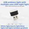 Мини USB Автомобильный Свет Цветные Ночные Осветители Салонная Лампа Декоративная Атмосфера Интерьер Светодиодный J9Z7