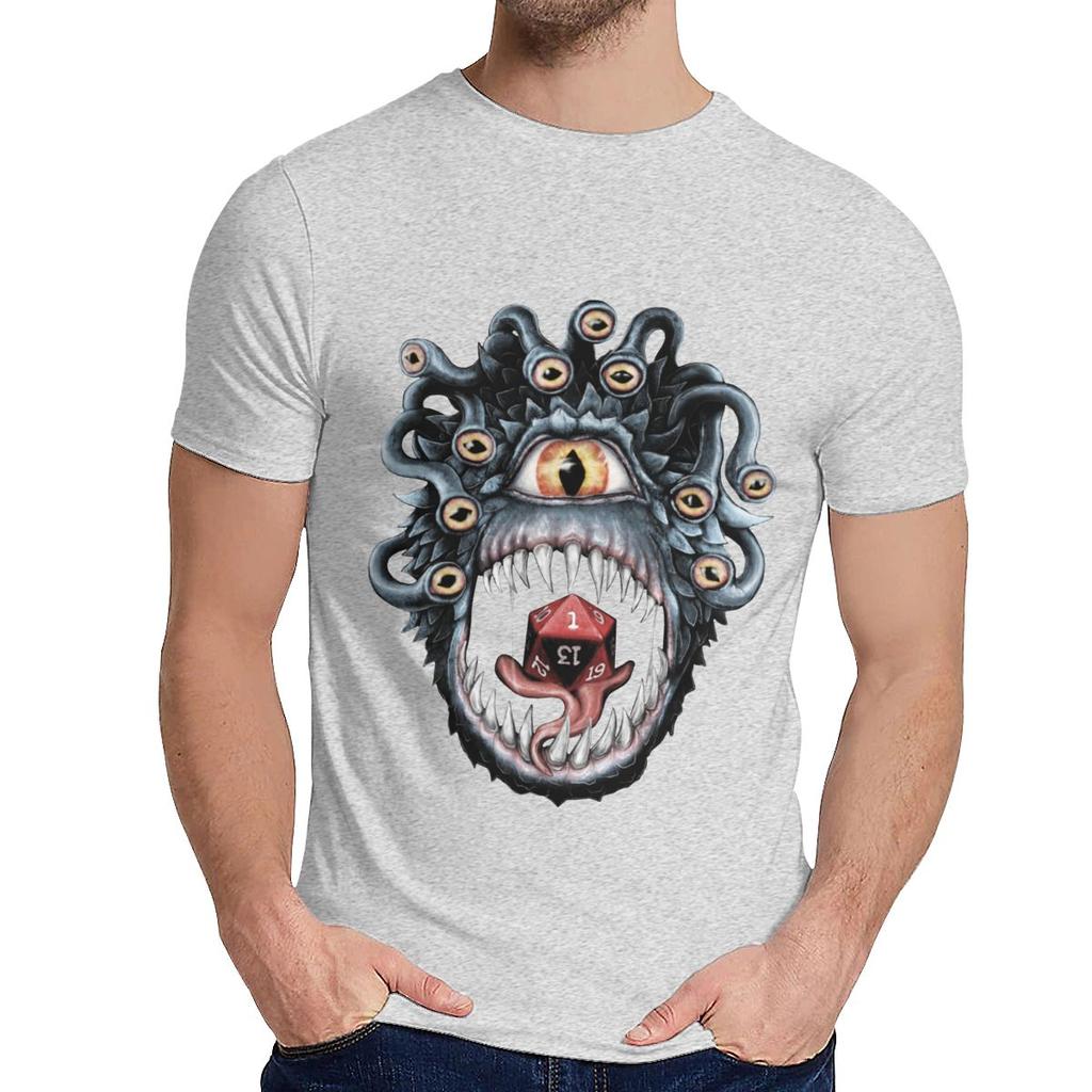 Unisex T Shirt In The Beholder D20 Men T Shirt Dice Critical Comfortable Sale