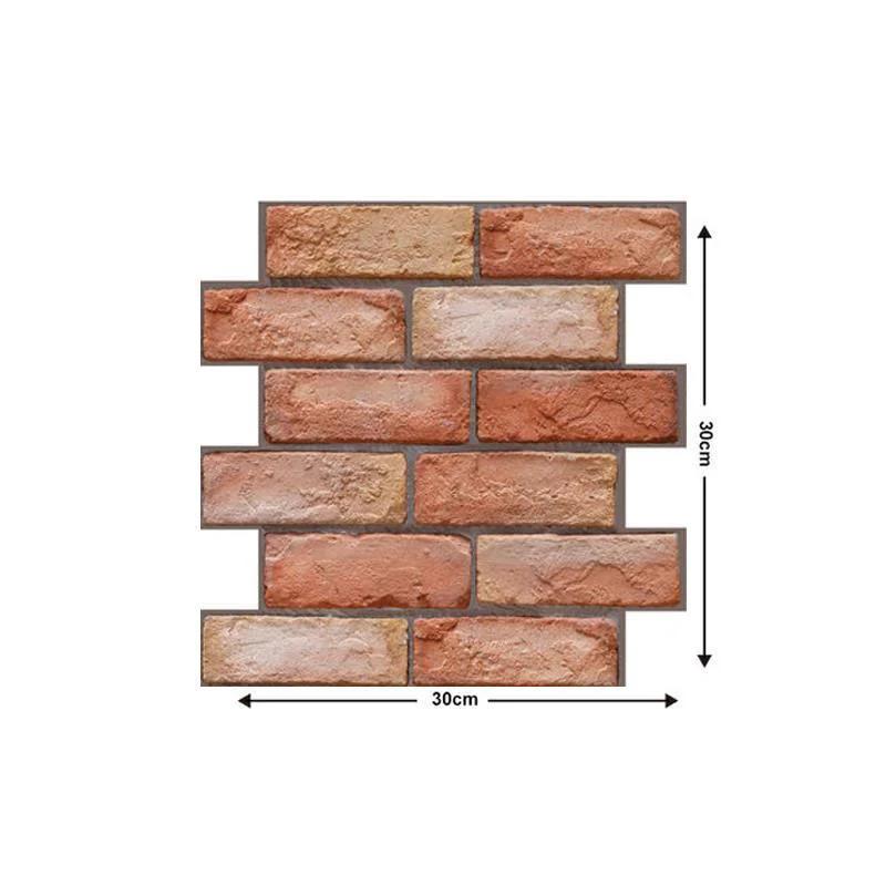 3D Наклейки на стену под кирпич 30x30 см DIY Съемные Самоклеящиеся Водонепроницаемые Обои Декор для Гостиной Кухни