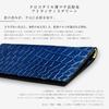 CLW Crocodile Leather Works Thin-Dipped Long Wallet (Billfold) in Indigo Dyed Blue Crocodile Leather, Made in Japan, Men's Ultra-Thin, Slim-Dipped
