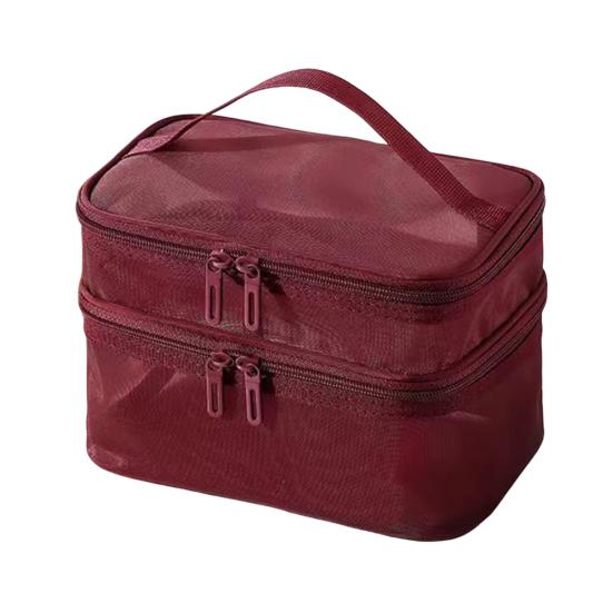 Прозрачный органайзер для туалетных принадлежностей, дорожная косметичка большой вместимости