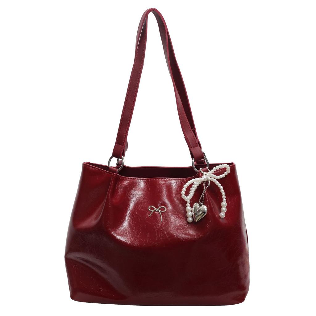 Сумка-тоут женская 2024 года, новая большая вместительная сумка для поездок на работу, летняя повседневная универсальная сумка через плечо с простой текстурой