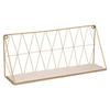 Atmosphera Gold Wire Wall Shelf