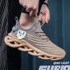 Black Running Jogging Shoes Casual Sneakers White Outdoor Breathable Mesh Shoes Men Light Shock-absorption Sports Shoes