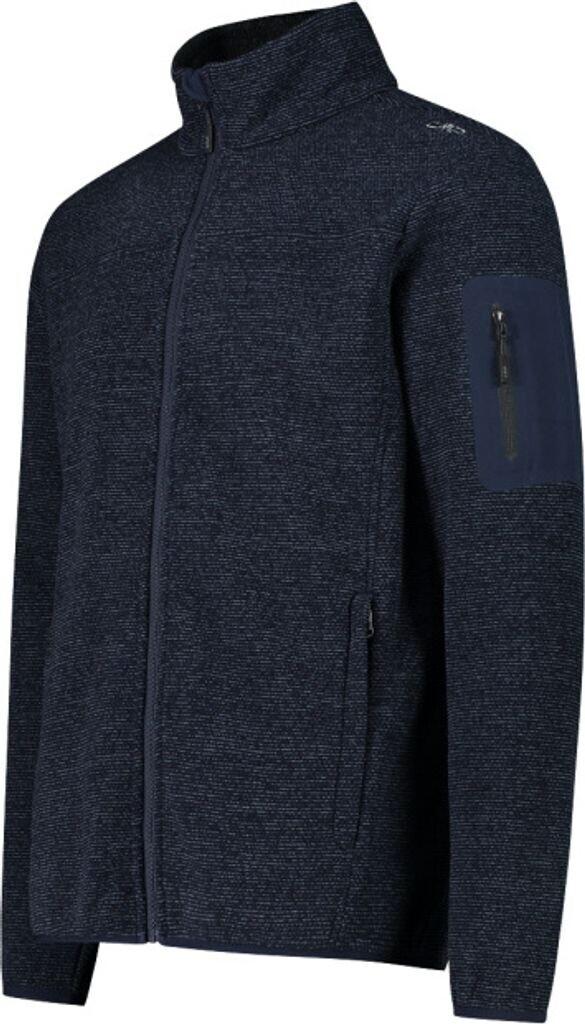 Куртка мужская CMP Fleece Jacquard-Knit-Tech Jacket (38H2237) Herren-Fleece Jacquard-Knit-Tech mit Rautenmuster b.blue / antracite