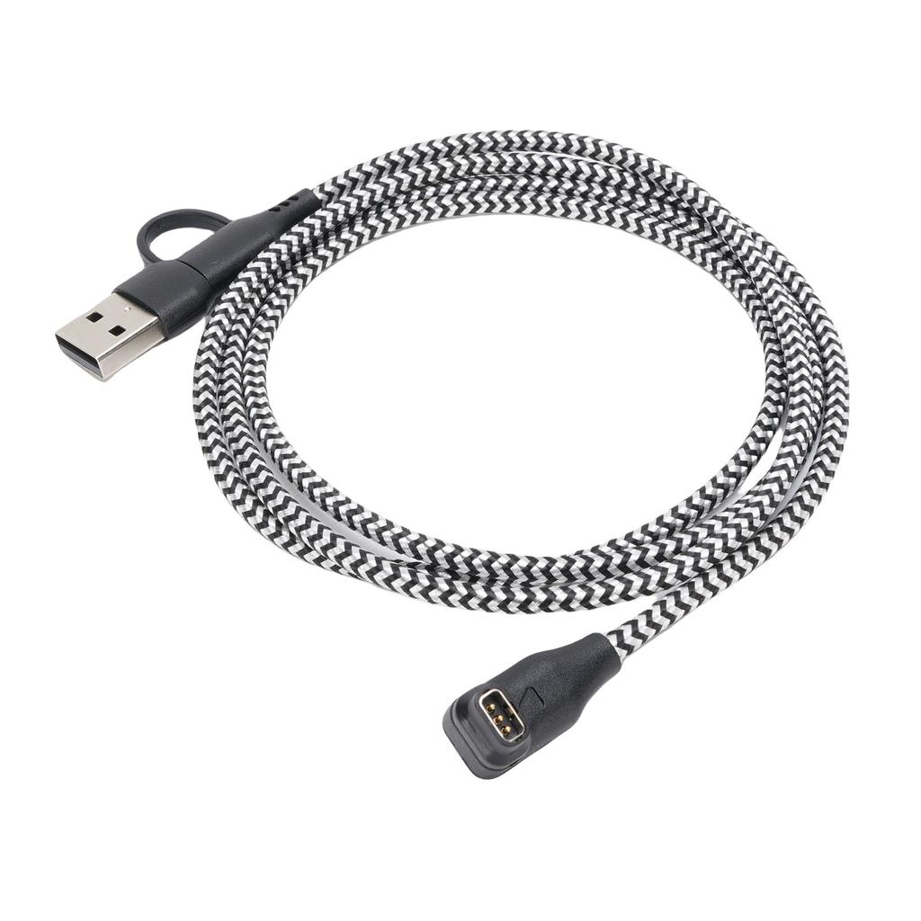 Зарядный кабель USB и Type C подходит для смарт-часов COROS PACE Pro, длина 1 м, 2 в 1 зарядный шнур USB A и C