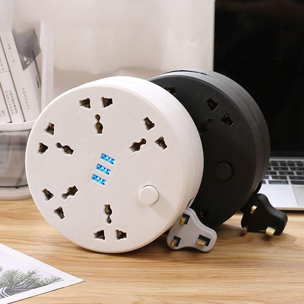 Universal Multi Outlet Power Strip Socket Socket Adapter with Long Cable Travel Essentials