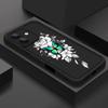 Ударопрочный чехол с цветочным узором и бабочками для iPhone 16 Pro Max 15 Plus 14 Pro 13 12 11 XS XR 8 7 TPU Мягкий матовый силиконовый чехол для телефона Shell