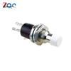 5Pcs PBS-110 2 Pins ON/OFF Push Button Switch Mini Lockless Momentary Switch for RC Toy Red Black Blue Yellow Green