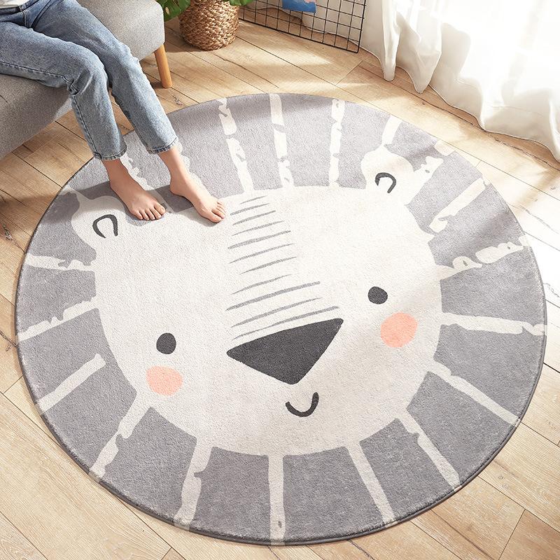 Round Play Mat for , Rug – Perfect for Bedroom, Living Room, Nursery Decor