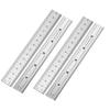 6 Inch Machinist Ruler, 4-Pack Stainless Steel Precision Scale Ruler with Inch/Metric Etched Markings, Dual Side Measuring Rule for Engineers, Dr