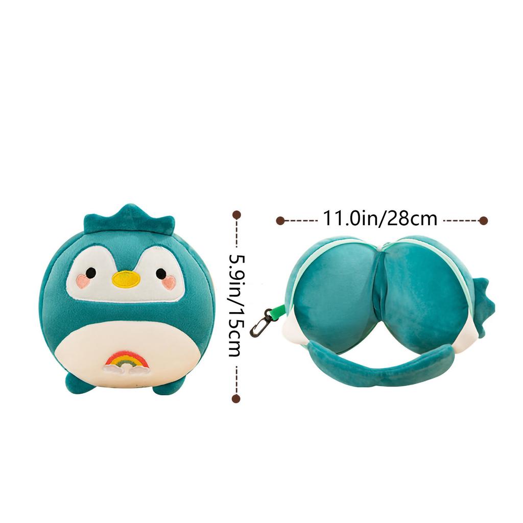 (Kung Pao Chicken)Eye Mask Plush Toy Multifunctional Eye Mask Portable Down Cotton Chicken