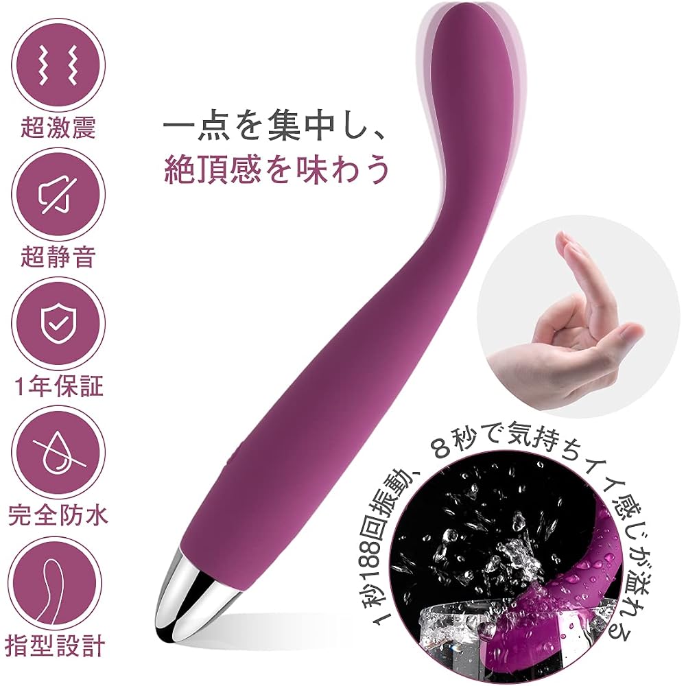 SVAKOM Coco G-Spot Vibrator 30° Angle 25 Vibration Modes Waterproof Clitoral Stimulator