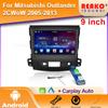 Android Car Video для Mitsubishi Outlander 2 CW0W 2005-2013 Citroen C-Crosser 1 2007-2013 Peugeot 4007 2007-2012 Carplay Auto BT