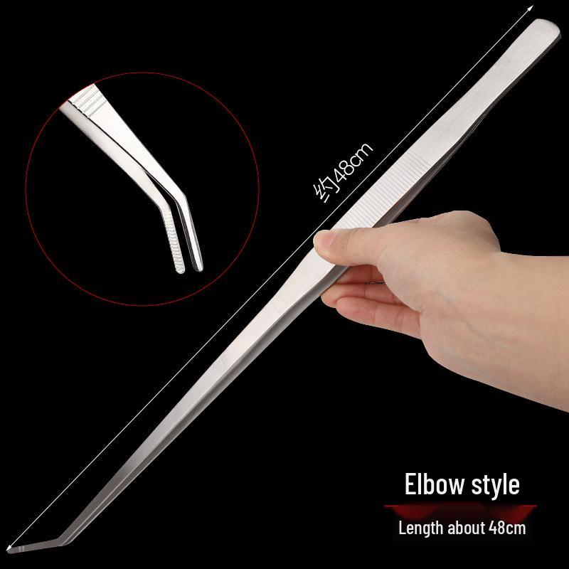 Нескользящий пинцет из нержавеющей стали для садоводства, аквариумов и суккулентов