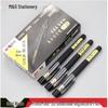 M&G A2502 Business Signature Pen, 1.0mm Black Ink, 12-Pack