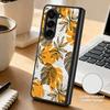 Ретро Листья Цветы Чехол Для Samsung Z Fold 8 Ultra 7 6 5 Роскошная Кожаная Наклейка Жесткий Складной Чехол Для Телефона Для Galaxy Z Fold8 Fold7 Fold6