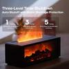 My Mini Fireplace Diffuser for Essential Oils,Flame Aroma Humidifier with Remote