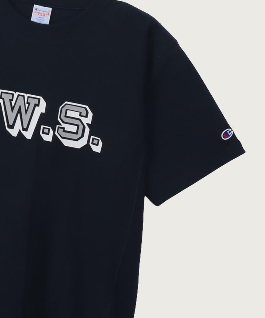 CHAMPION Reverse Weave City Graphic Short Sleeve T-Shirt Navy