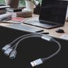 Кабель-адаптер USB (папа) с разветвителем на 1 порт USB 3.0 и 2 порта USB 2.0 для ноутбука, телевизора, павербанка, мыши