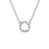 Mobius Ring Necklace Women Versatile High-End Style Ins Trend Minimalist Fashion Clavicle Chain