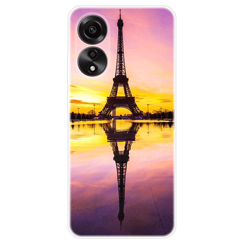 Для OPPO A58 A 58 4G чехол Мягкая силиконовая задняя крышка Мультяшный чехол для телефона Разнообразие