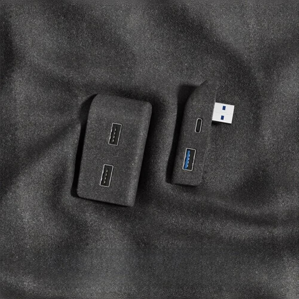 For Tesla For Model 3 Y Glove Box USB Hub 4 Port USB C USB A for Efficient Heat Dissipation and Stable PerformanceGood product