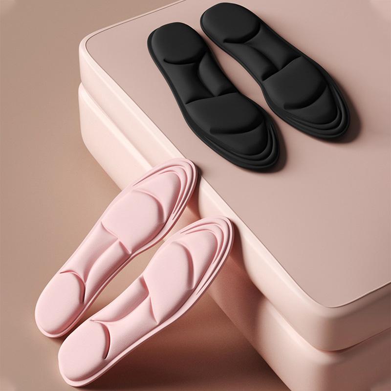 5D стельки для обуви, женские дышащие спортивные стельки для бега, поддержка свода стопы, подошвенный фасциит, подушечки для обуви, подошва из пены с эффектом памяти