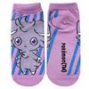 Small Planet Pok?mon Character Socks, Mewspur Stripe, Women's, Sizes 23-25cm