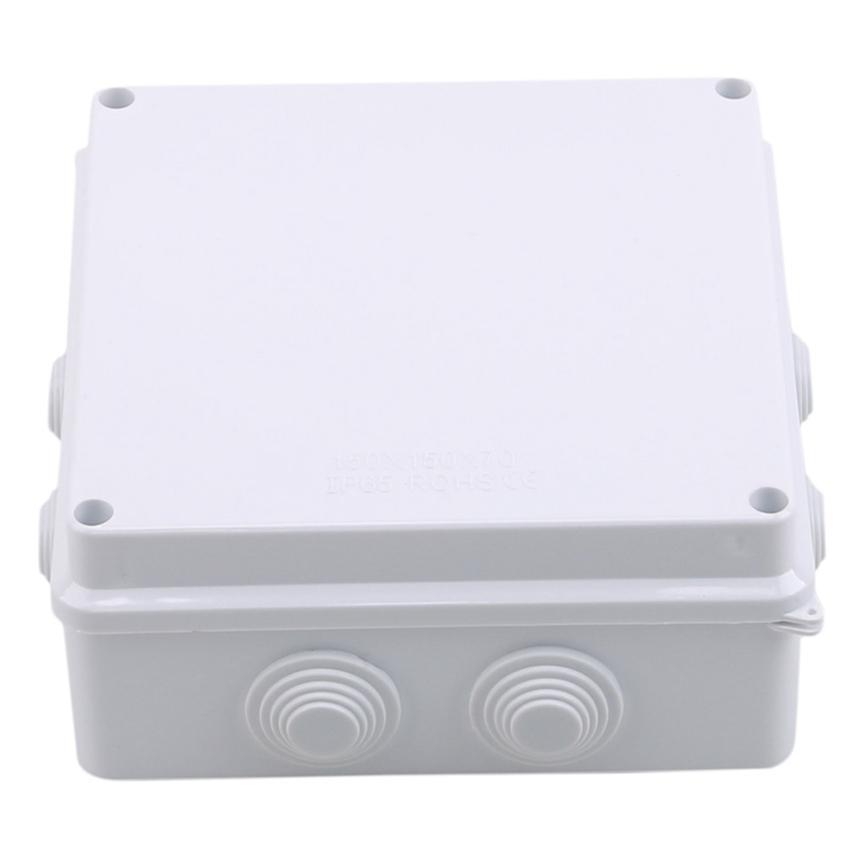 ABS Waterproof Junction Box White Outdoor 1Pc Sealed Universal Electrical Project Box