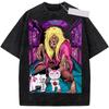 Washed Tee Hot Anime Dandadan Turbo Granny Graphic Tee Men Women Clothing Washed Cotton Tshirt Casual T-shirt Harajuku Male Vintage T Shirt2