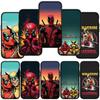 Для Samsung Galaxy S24 S23 iPhone 16 15 14 Xiaomi Redmi Note 13 12 11 10 Plus 9 Pro Max X XR чехол для телефона обои Deadpool Wolverine OPPO Huawei чехол