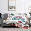Home Decoration Plush Throw Sofa Blanket Bedspread Bed Fluffy Soft Blankets Decor Plaid Modern Halloween Merry Christmas Winter