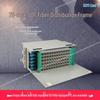 72-Core Fiber Optic Distribution Frame with 19-Inch Integrated Splice & Sub-Rack