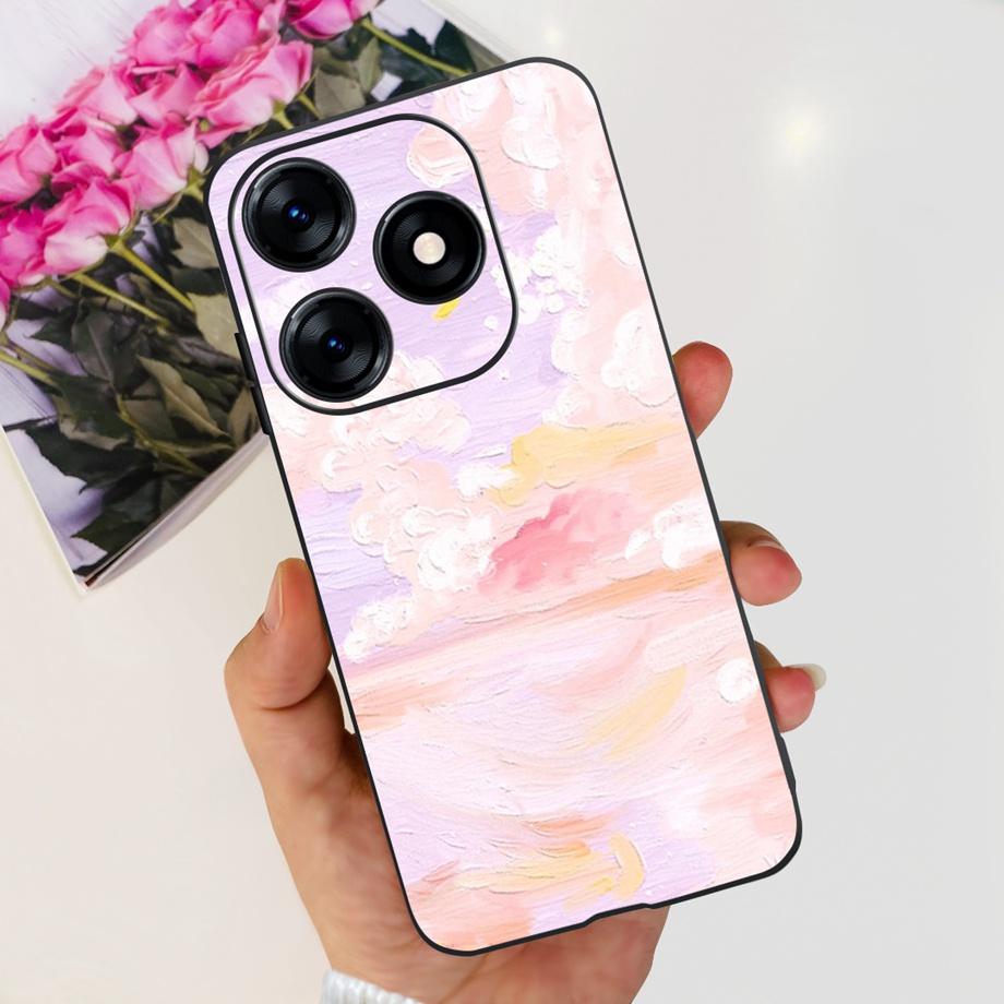Чехол для телефона Tecno Spark 10 10c 10 Pro Spark10 KI5k KI5m KI5q KI7 Задняя крышка Мягкий прозрачный ТПУ Тонкий Funda Дракон Астронавт