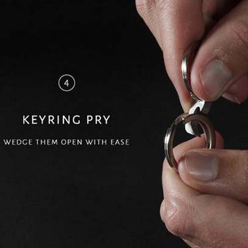 Lightweight Gear Hiking Pocket Tool Outdoor Multifunction Bottle Opener EDC Tools Keyring Opener