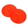 2Pcs 37.5cm Plastic Trash Can Lid Round Bucket Cover Odor Blocking Replacement for Sanitation Waste Box Garbage Can Accessories