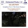 CD ГЛАЗУНОВ, МОСКОВСКИЙ СИМФОНИЧЕСКИЙ ОРКЕСТР - Симфония №. 6 • Лес (Fantas 8554293 Naxos 2000 США Классика Б/У