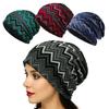 Contrasting Colors Pullover Hat Plaid Print Casual Hedging Cap  Autumn and Winter