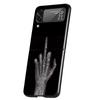 Middle Finger Phone Case For Samsung Galaxy Z Flip 7 6 5 4 3 5G Cover ZFlip7 ZFlip6 ZFlip4 ZFlip5 ZFlip3 Coque Fundas Galaxy Z F