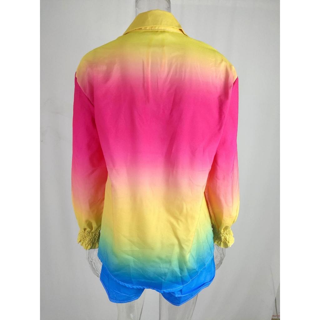 Женский сексуальный костюм-тройка, пляжный модный костюм с шортами