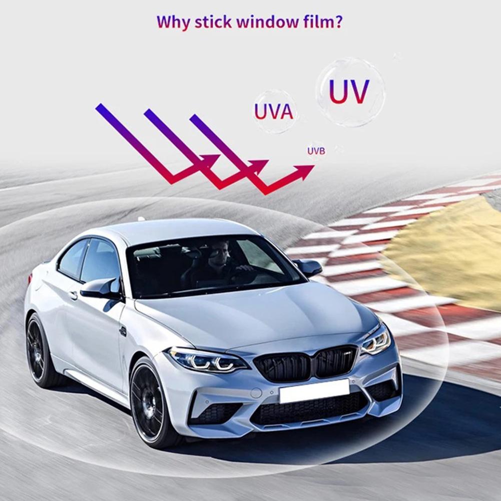 1 рулон пленки для тонировки окон автомобиля 50 процентов наклейка на стекло автомобиля УФ-защитная пленка /